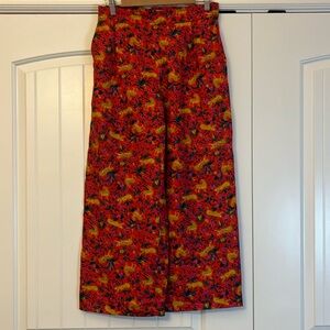 Silk J Crew Collection tiger print pants